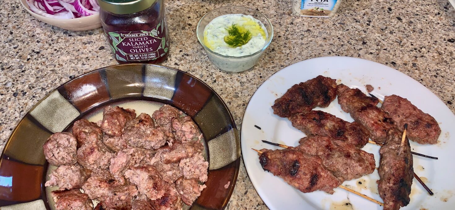 Ground Beef and Lamb Kabobs