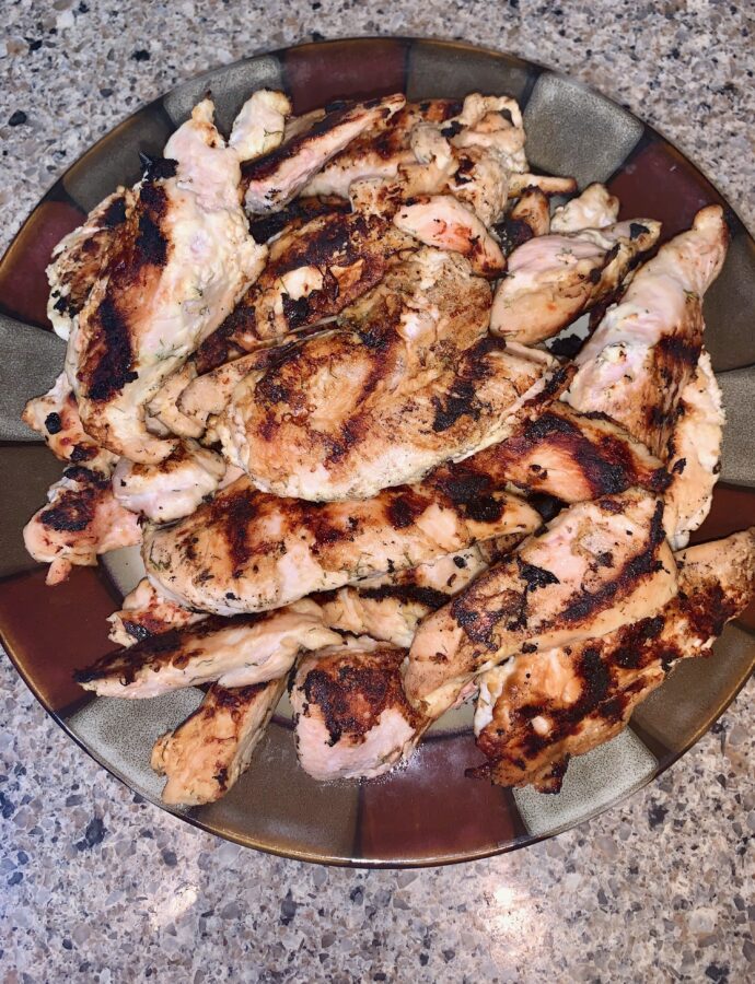 Greek Yogurt Dill Marinated Chicken