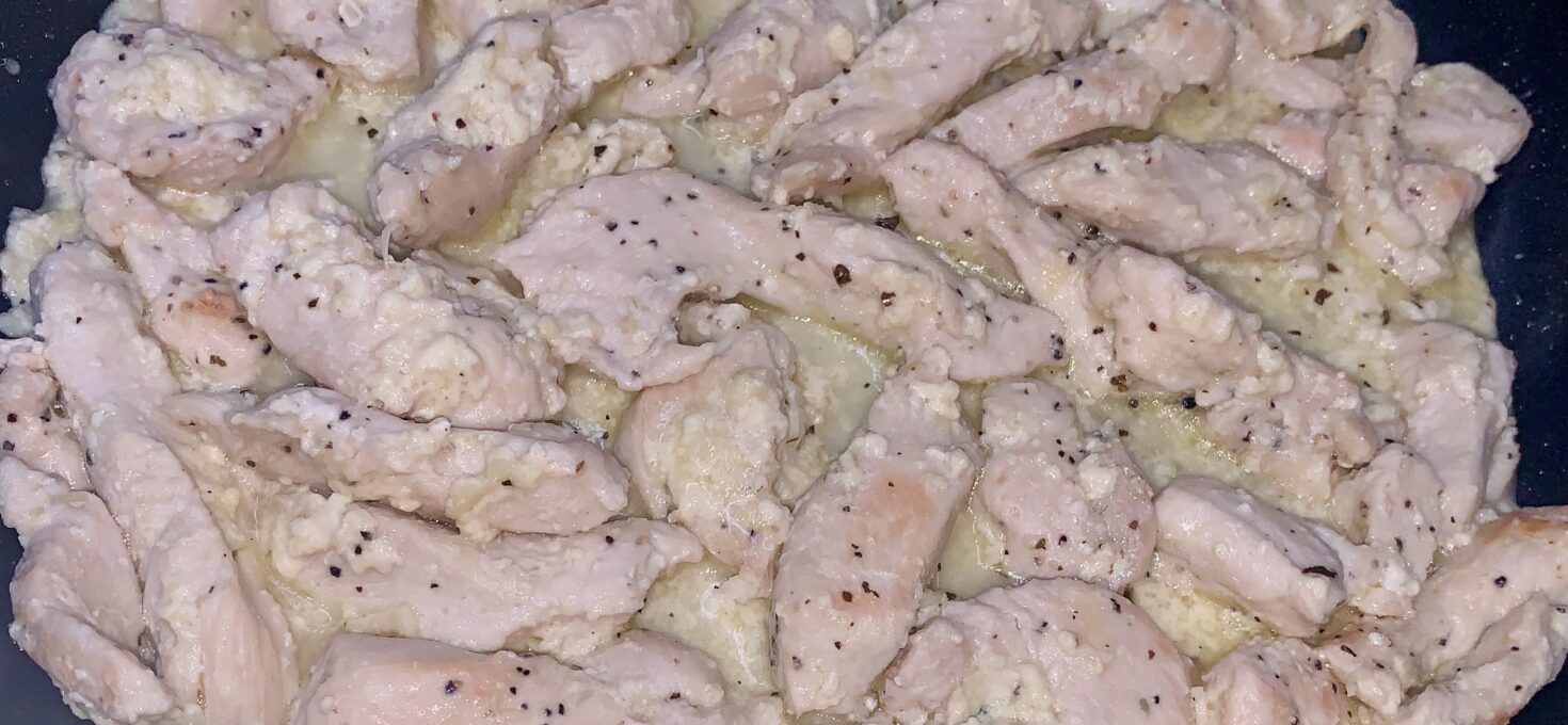 Healthy Stovetop Garlic White Sauce Chicken