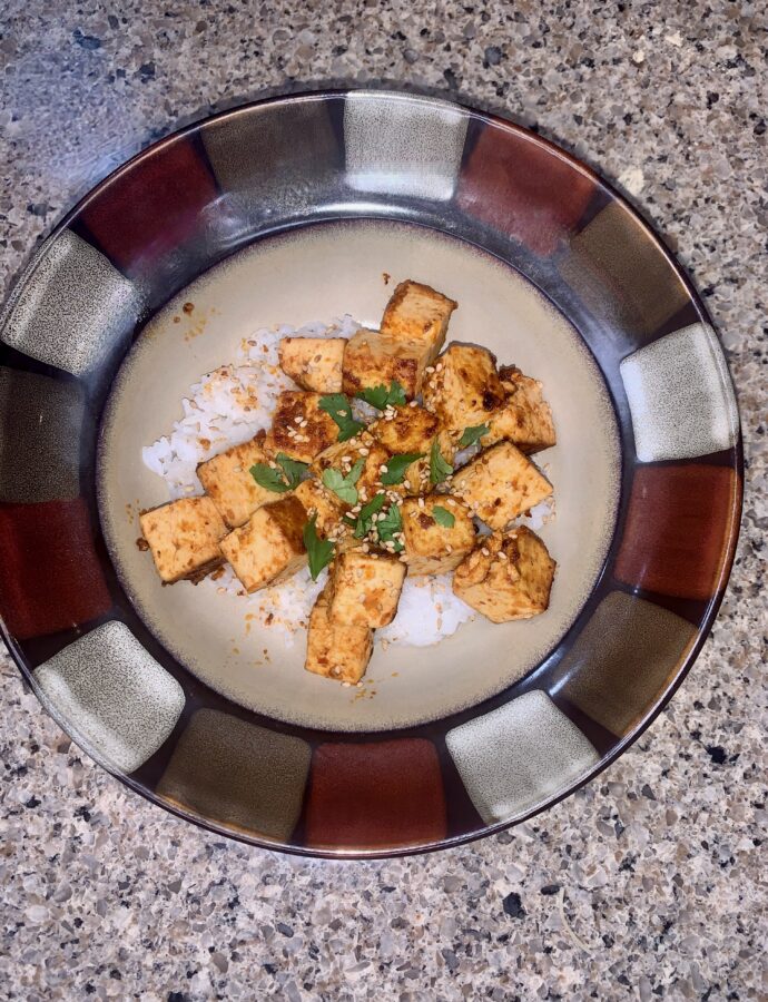 Spicy Sriracha Tofu